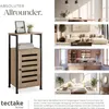 tectake® Beistellschrank Durham 38,5 x 31,5 x 81 cm Produktbild-Vorschau 7