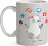 Mr. & Mrs. Panda Kaffeebecher SEO Manager Herz - Grau Produktbild-Vorschau 3