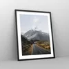 Gerahmtes Poster - Schwarzer Rahmen - Weg Berg Gipfel - Produktbild-Vorschau 8