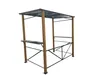 Luxus-Grillpavillon 2,35 x 1,50 anthrazit mit Holzoptik Produktbild-Vorschau 2