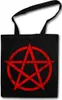 Urban Backwoods Red Pentagram Sign, Stofftasche, Farbe: Produktbild-Vorschau 1