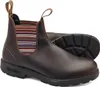 Blundstone Blundstone 1409 Stout Braun With Striped Elastic Produktbild-Vorschau 2