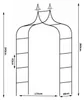 Verk 27282 Záhradný oblúk 265 x 135 x 38 cm Náhľad obrázku produktu 12