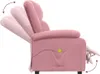 vidaXL Massagesessel Rosa Samt Produktbild-Vorschau 6