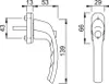 HOPPE-Aluminium-Dreh-/Kipp-Fenstergriff Tokyo 0710SV/U26 Produktbild-Vorschau 2