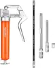 A set of grease gun tools laid out on a white background. Produktbild-Vorschau