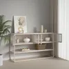 Sideboard 'Säkylä' mit 4 Glastüren 2 Innenfächern und 1 Produktbild-Vorschau 1