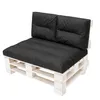 A black cushion set for a pallet sofa, shown against a white background. Anteprima dell’immagine prodotto