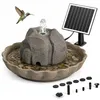 Solar Springbrunnen für Garten mit Akku Option, 10 Düsen Produktbild-Vorschau 1