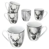 6er Set Alois Kaffeebecher 350ml Porzellan-Tassen 6 Produktbild-Vorschau 1