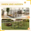 PawHut Welpenauslauf Welpengehege modulares Design 16 Produktbild-Vorschau 7