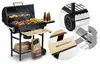Grill ogrodowy na węgiel drzewny BD-895, czarny | Berdsen Podgląd zdjęcia produktu 3