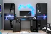Gaming Bibliothèque 67cm avec barre de LED - noir Voir les images du produit 5