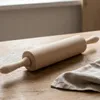 Holz Teigroller Drehbar 46 cm Ø 6,5 cm Küchenroller Produktbild-Vorschau 2