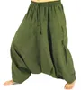 Pantalon de harem sarouel pantalon bouffant Aladdin en Voir les images du produit 9