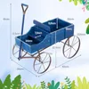 COSTWAY Blumenständer Holzwagen Pflanzwagen Blumenwagen mit Produktbild-Vorschau 7