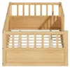 Letto per bambini in legno massello, modello a terra, Anteprima dell’immagine prodotto 15