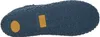 The underside of a blue shoe with a textured sole and a yellow circular insert. Produktbild-Vorschau