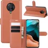 Xiaomi Poco F2 Pro Hülle - Coverup Klapphülle - Braun Produktbild-Vorschau 1