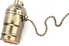 A close-up product shot of a lamp socket with a pull chain. Náhled obrázku produktu