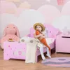 HOMCOM Lit Enfant - lit d'enfant Design Princesse Motif Voir les images du produit 2