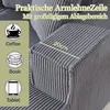 L-Form-Sofa aus Cordstoff, 2-Sitzgruppe Chaiselongue-Ecke, Produktbild-Vorschau 3