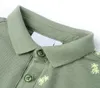 vidaXL Polo per bambini Khaki 116 Anteprima dell’immagine prodotto 2
