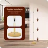 Lampa podłogowa EDISHINE do salonu z regulacją jasności, Podgląd zdjęcia produktu 5