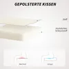 HOMCOM kancelářská židle pro domácí kancelář s prohnutým Náhled obrázku produktu 5
