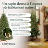 FairyTrees Sapin de Noël Artificiel 180cm ÉPICÉA Naturel | Voir les images du produit 4