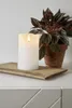 LED Echtwachs-Kerze ''Flamme Rustic'', weiß, 12.5x7.5cm, Produktbild-Vorschau 10