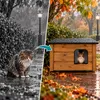 Katzenhaus XL Katzenhütte Katzenhöhle Outdoor draußen Produktbild-Vorschau 6