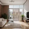 Tenda per porta in alluminio bronzo 90x210 cm Anteprima dell’immagine prodotto 4