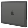 The back of a dark gray MacBook Air laptop case with the Apple logo embossed in the center. Produktbild-Vorschau