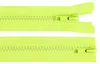 1 Reißverschluss 2-Wege 5mm 70 cm teilbar Autolock Doppelzipper neongelb Produktbild-Vorschau