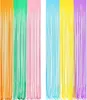 2 Stück Lametta Vorhänge Regenbogen Glitzer Hintergrund Produktbild-Vorschau 1
