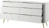 Selsey Oval - Kommode mit sechs Schubladen, Weiß, 172 cm Produktbild-Vorschau 5