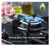 Table de cuisson gaz 60cm 3 feux 7300w - Neff - T26NKC4S0 - Voir les images du produit 2