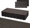 Jayseuw WPC 6x piastrelle per terrazze in legno á 60 x 30 x Anteprima dell’immagine prodotto 8