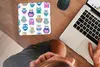 MuchoWow® Mauspad Mousepad Regenbogen - Eule - Cartoon Produktbild-Vorschau 4