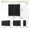 Diagrams showing the dimensions of different configurations of the Angel Living Room Divider. Anteprima dell’immagine prodotto
