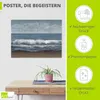 ARTland Poster Schleichendes Grau I Größe: 80x60 cm Produktbild-Vorschau 2