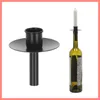 Novaliv 4x Kerzenhalter Flasche Schwarz Eisen Kerzenhalter Produktbild-Vorschau 2