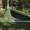 Tente de camping tunnel 1 personne vert imperméable Voir les images du produit 2