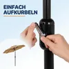 Sonnenschirm Ø2,7m Gartenschirm Terrassenschirm Marktschirm Produktbild-Vorschau 9