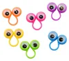 Bunter Kinderring aus Kunststoff mit Wackelaugen, 3,5 x 3 Produktbild-Vorschau 1