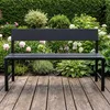 di volio Gartenbank ITRI - Schwarz, Sitzbank in Holzoptik, Produktbild-Vorschau 2