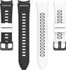 INF Weißes Schwarzes Silikonarmband für Samsung Watch 4 Produktbild-Vorschau 4