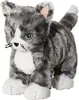LILLEPLUTT Ikea Stofftier, Katze grau/weiß Produktbild-Vorschau 1