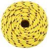 vidaXL Bootsseil Gelb 12 mm 50 m Polypropylen Produktbild-Vorschau 2